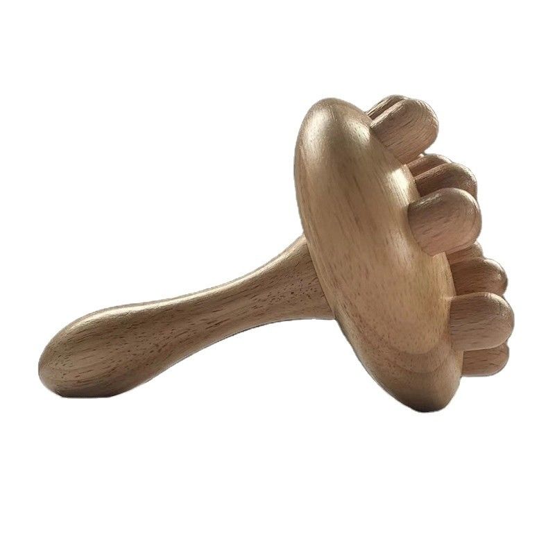 2024 Mushroom Cup Body Contour Roller Lymfatische Drainage Therapie Gua Sha Houten Trigger Point Massager voor prestaties