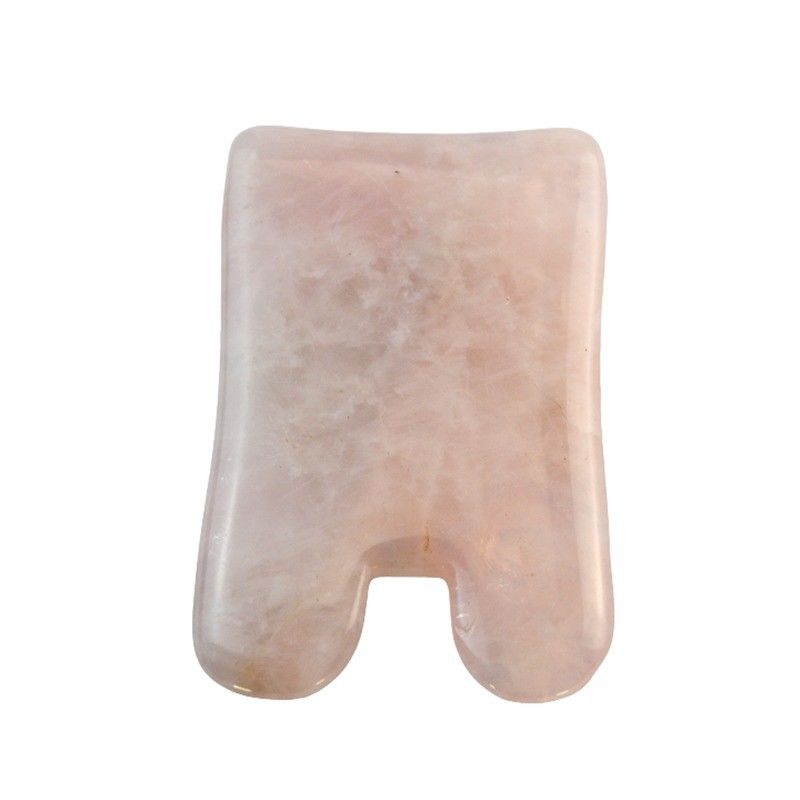 Rose Quartz Gua Sha Massage Tool voor zelfverzorging Spa Gezichtslifting Schoonheidsapparatuur Lichaammassage Custom Logo