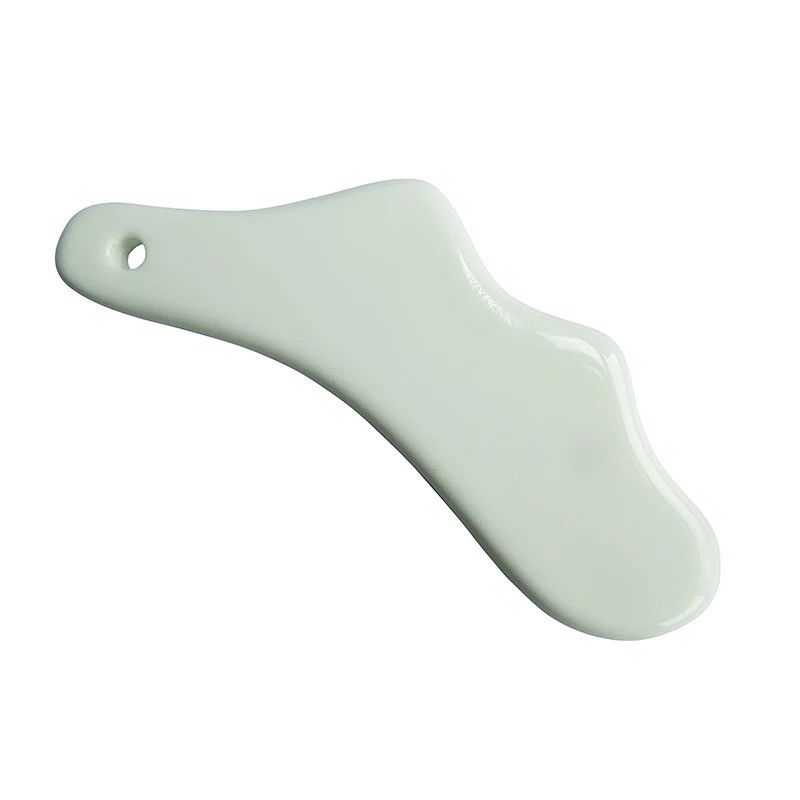 Gezicht Gua Sha Massage Tool Lichaam Schrapen Plaat Keramiek Verminder vet Static Free Draagbaar voor vrouwen Volwassenen