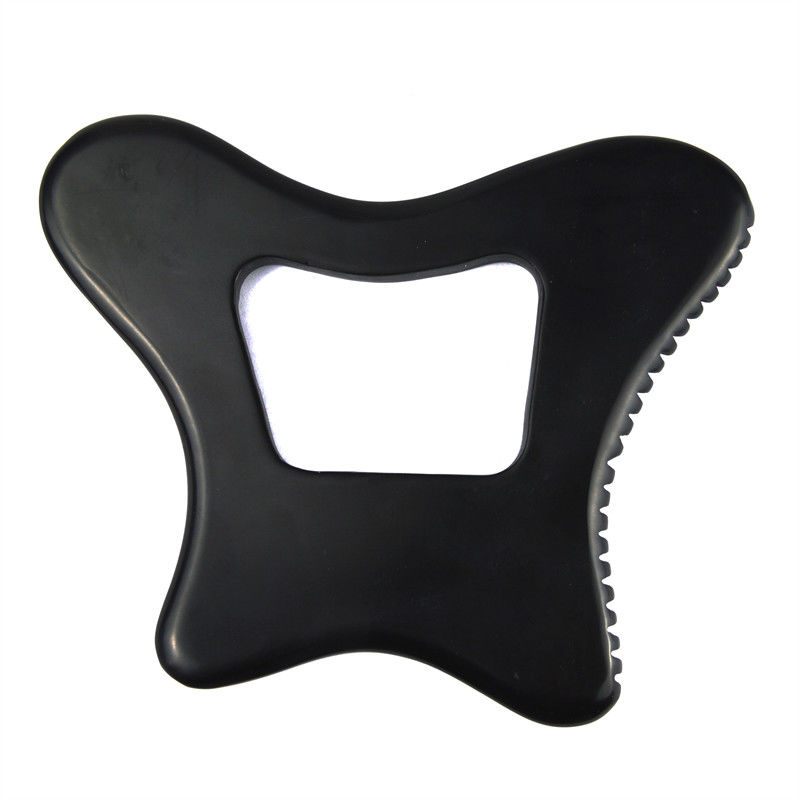 Custom Logo Guasha Stone Zwarte Bian Stone Gua Sha Massage Tool voor lichaamsrelaxatie en zelfverzorging