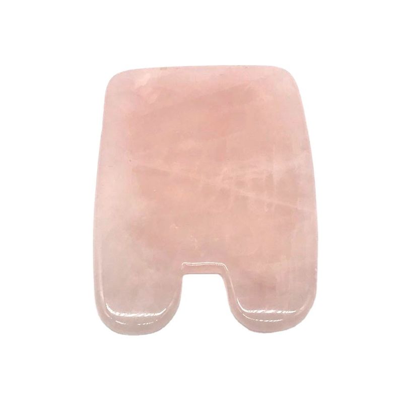 Visvorm Rozenkwartskristalpoeder Guasha Gezicht Gua Sha Gereedschappen voor natuurlijke Jade Gezondheidszorg Cervicale massage Pijnverlichting