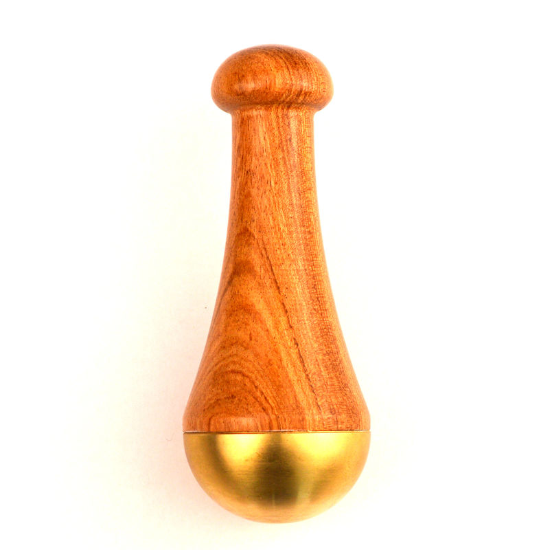 Lichaamsmassage Handheld Kansa Wands Brass Gua Sha Massage Stick met aangepast logo beschikbaar