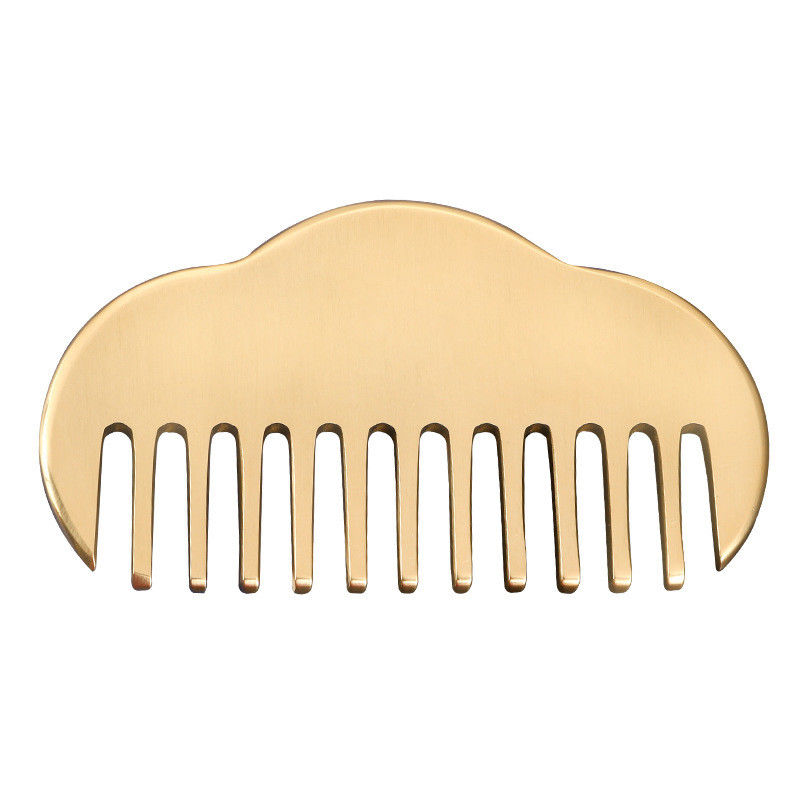 Gezichtsschraper 100% Brass Gua Sha Comb voor bloedcirculatie en massage