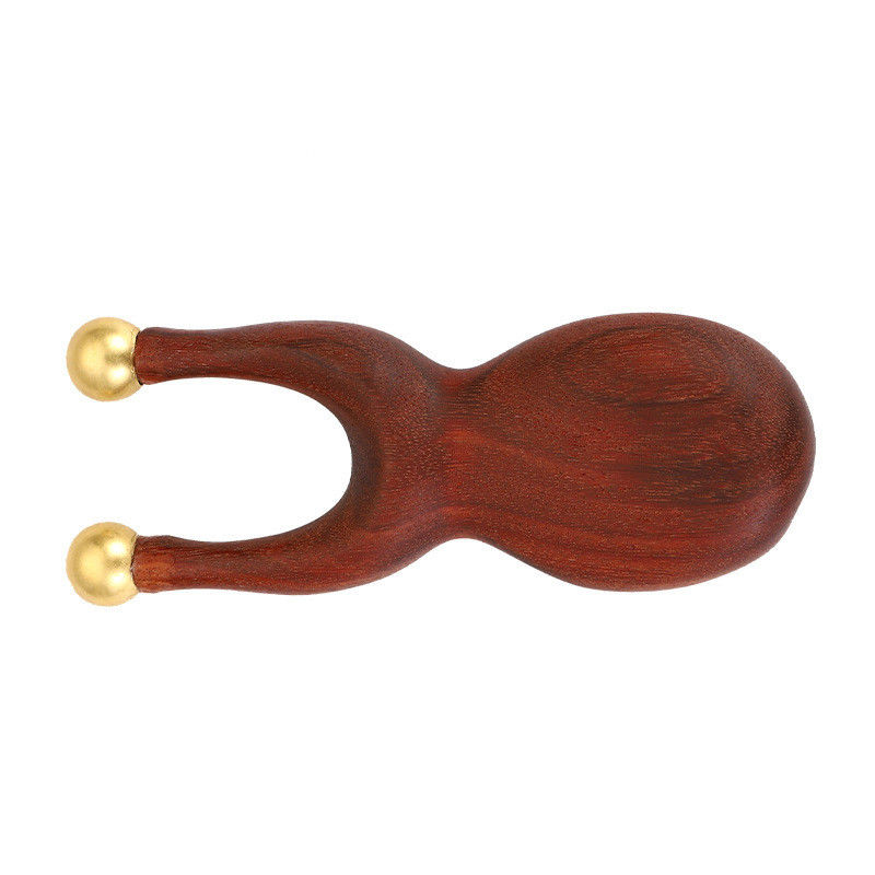Lichaamsgezondheid Massage Functie Messing Sandelhout Handleiding Acupressure Reflexologie Massage Guasha Tool Voor oog, neus en oren