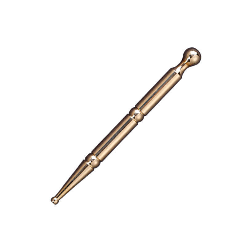 Metalen body probe acupressure stick pen geavanceerde koperen acupunt therapie oormassage voor lichaamsmassage