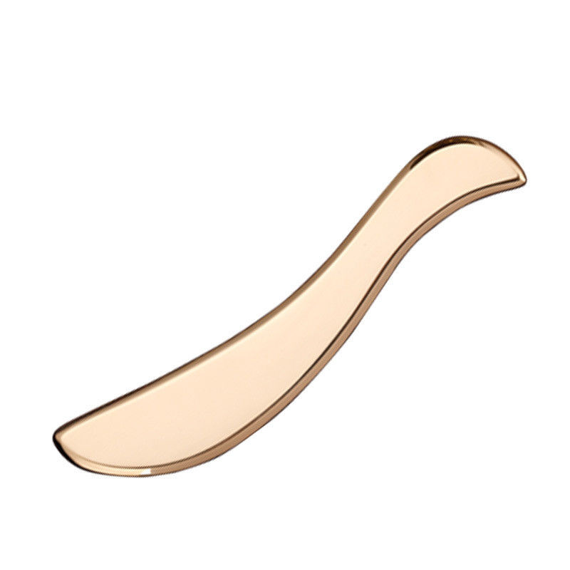 Spiermassagetool S-vorm Gua Sha Puur koper schrapen rug Body Massager Guasha Board voor nek en lichaam huidverzorging