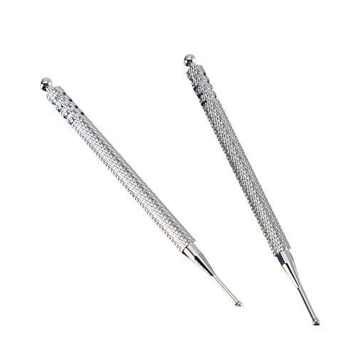Lichaamsmassageapparatuur Zilver Oordruk Acupunctuurpunt Massage Probe Oordopfinder Pen Stick Oordopname Gezondheidszorg