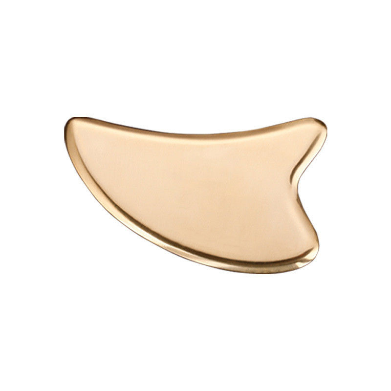 Gouden hartvorm natuurlijke messing metaal gua sha schrapen guasha facial spa massager voor meridianen acupoint massage