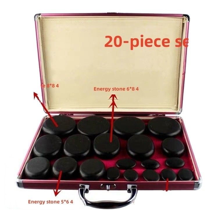 Hot Stones Massage Equipment Draagbare verwarmde stenen en warmer set voor elektrische spa essentiële olie steen