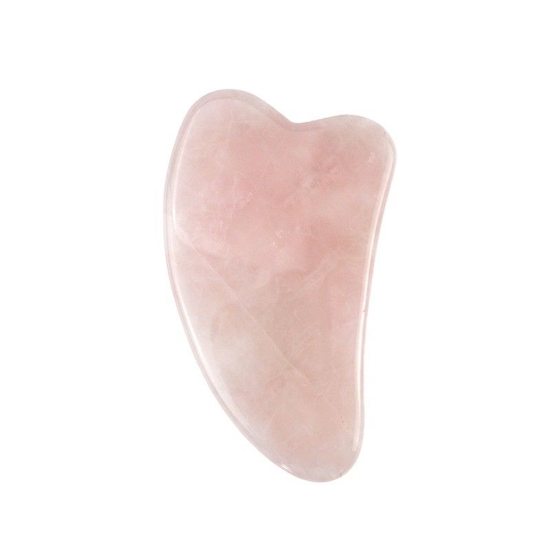 Muscle Massage Tool 2024 Rose Quartz Gua Sha Natural Crystal Skin Guasha Beauty Massager voor gezichtslifting en anti-aging