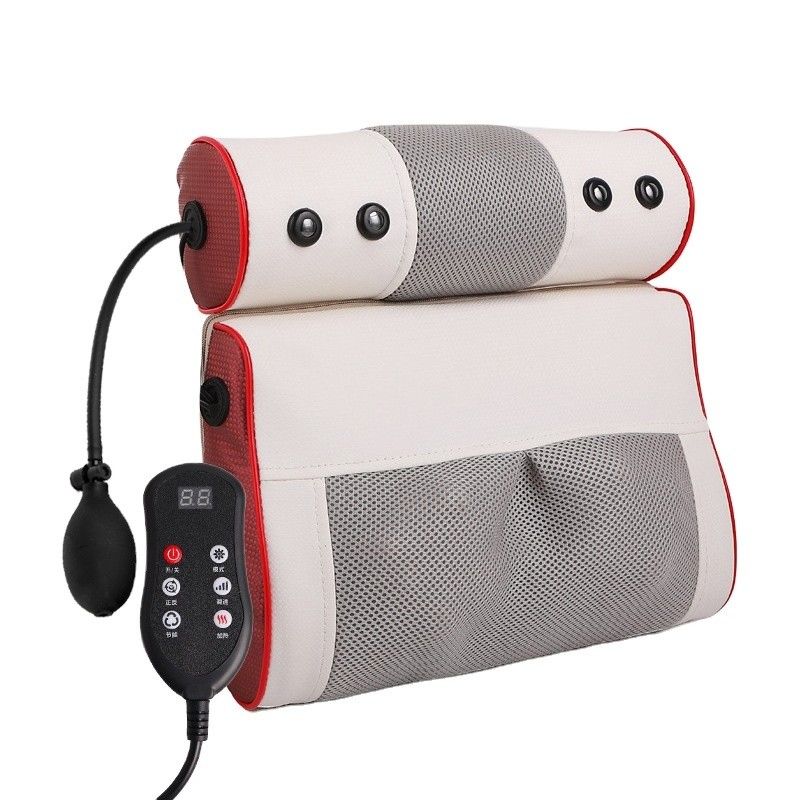 Massageapparatuur 2 in 1 Multifunctionele verwarming Kneed Cervicale wervelkolom Auto Elektrische Shiatsu Neck Back Massage Kussen