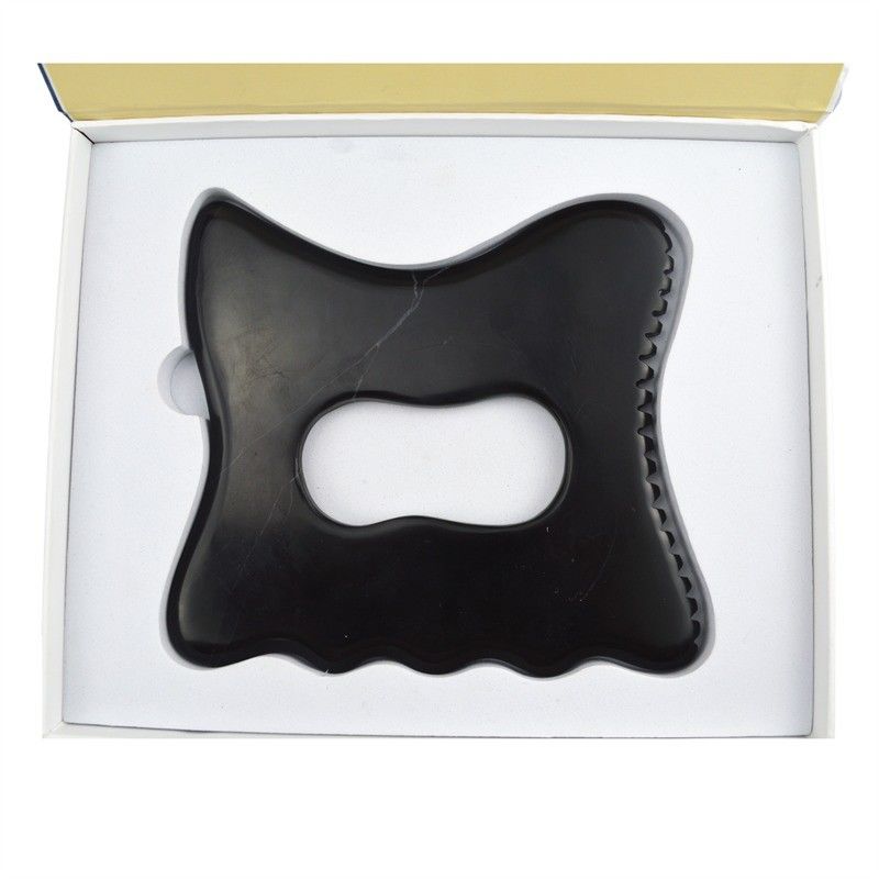 Natuurlijke Bian Stone Guasha Therapy Big Gua Sha Stone Private Label Spa Cellulitis Body Scraping Tool voor spiermassage