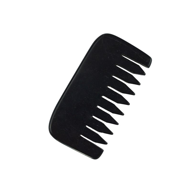 2024 Mini Natural Black Bian Stone Gua Sha Haar Scalp Massage Kam voor Gezicht Lichaamschraper Massager Tool