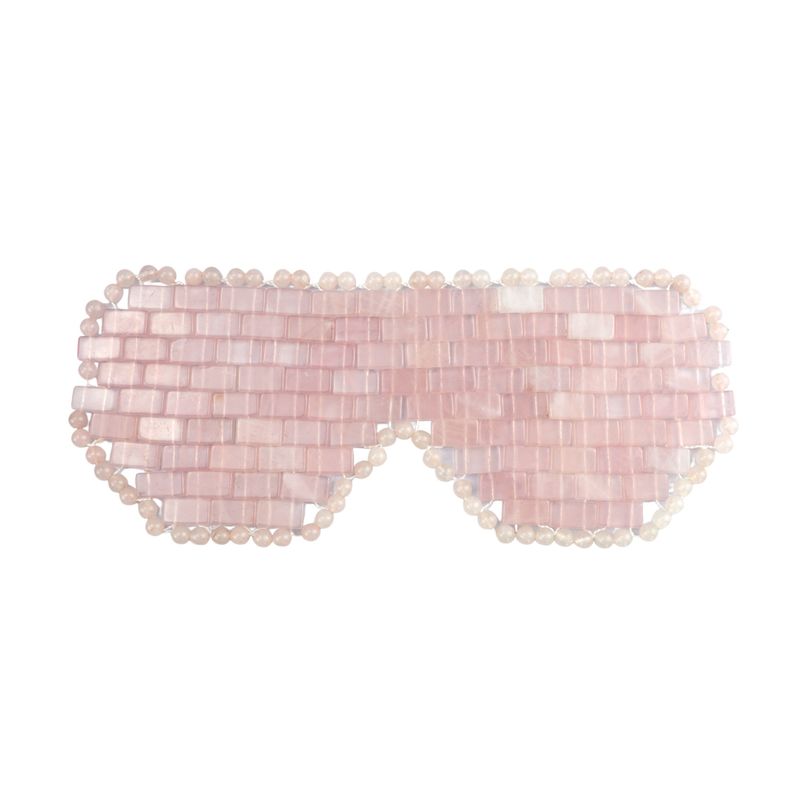 Rose Quartz Jade Mask Massager Customized Logo Availabled Beauty Tool voor huidverzorging Oogmassage