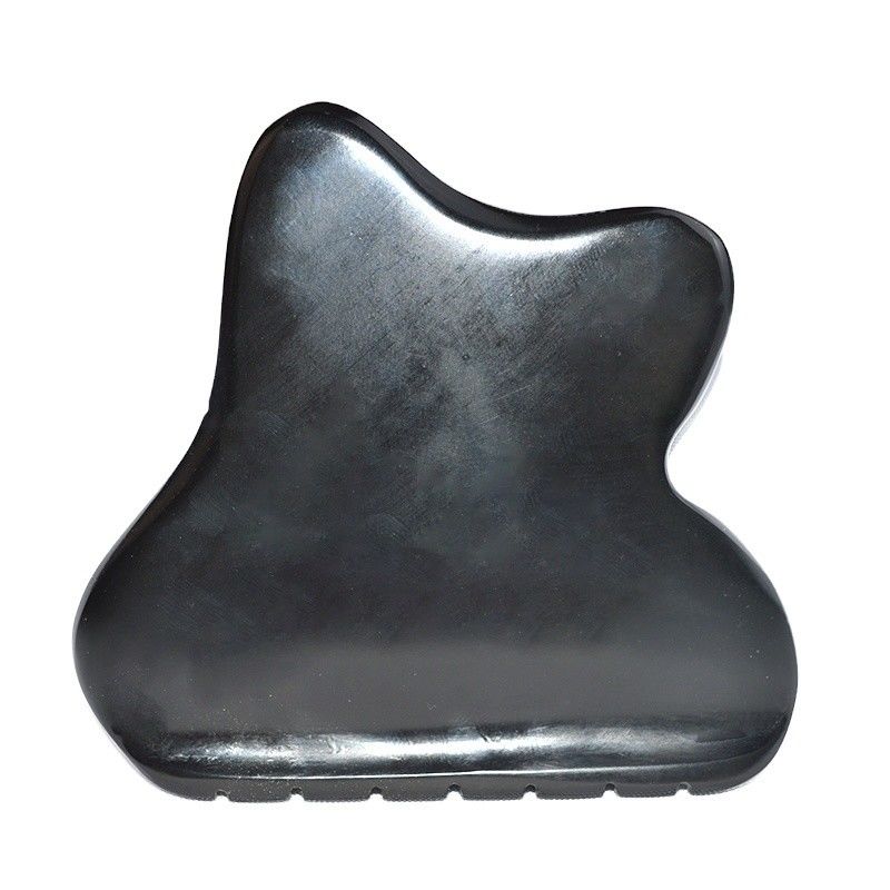 Body Massage Tool 2024 Trending Natural Black Bian Stone Gua Sha Schraapbord voor Verjongende Gezichts Spa