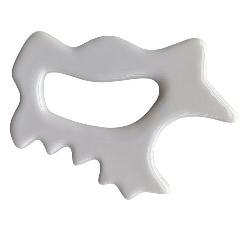 Lichaams- en gezichtsmassage voor 2024 Keramisch Gua Sha Tool Guasha Stone Zelfverzorging Spa Gezicht Lifting Lichaam Afslanking Scraper