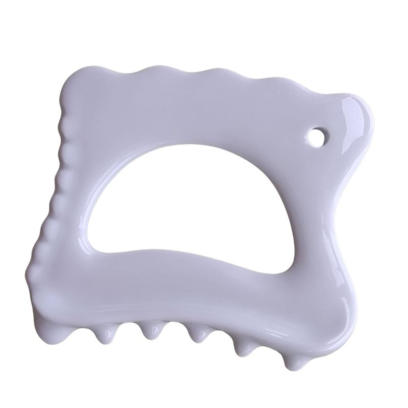 Gezichtslifting en lichaamsmassage met keramische Gua Sha Tool Huidverjonging Spa Tool