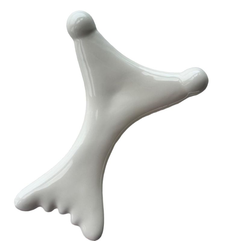 Gepersonaliseerd logo beschikbaar Body Muscles Massager Keramische Gua Sha Massage Tool voor zelf huidverzorging