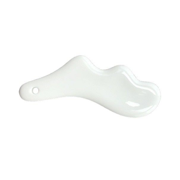 Gepersonaliseerd logo beschikbaard wolkvorm keramische gua sha steen voor gezichtslifting schoonheidsapparatuur