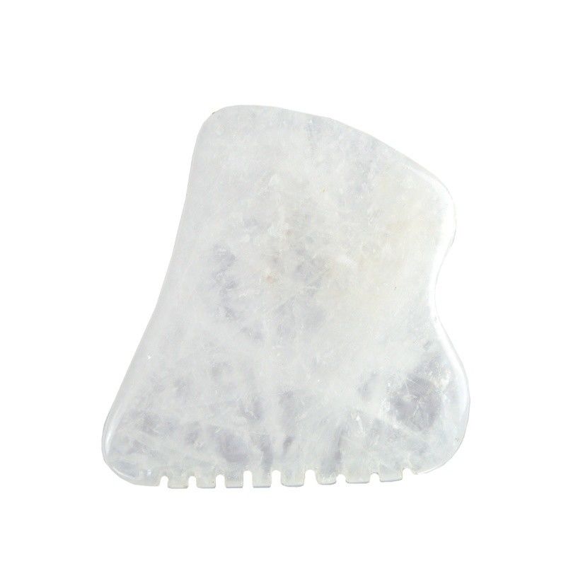 Lichaamsmassageapparatuur Gepolijst wit Custom Gua Sha Stone Board Jade Guasha Gereedschap voor het ontspannen van spieren