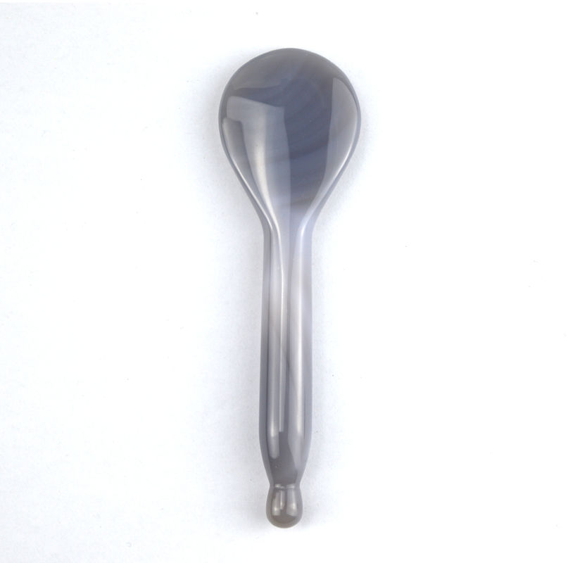 Lichaamsmassage Grijs Agate Lepel Roller Gua Sha Lepel voor diepe weefselmassage en acupressure punt