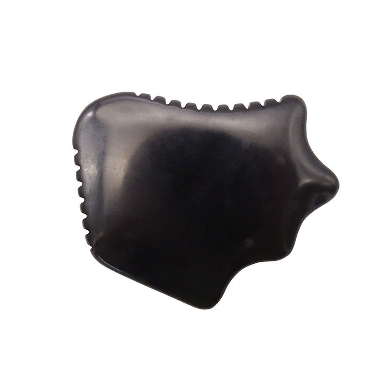 Natural Black Obsidian Gua Sha Board voor gezichtsrugmassage Relax Therapie Guasha Tool Huidverzorging Schrapen