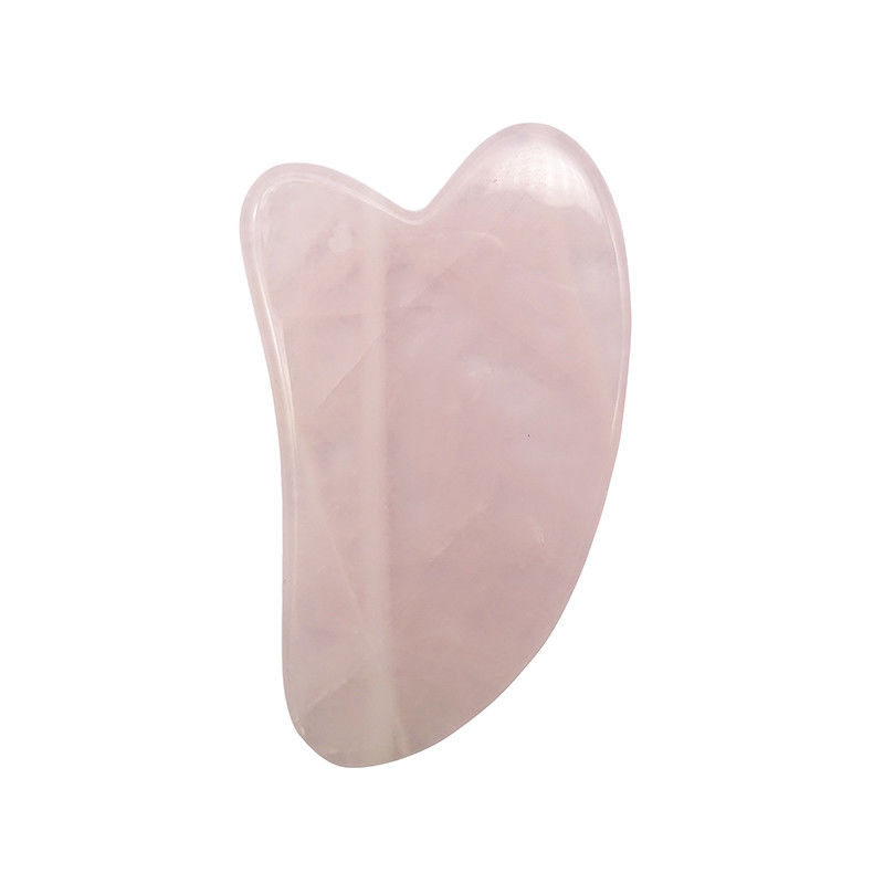 OEM/ODM Acceptabel Rozenkwarts Gua Sha Natuurlijke Jade Guasha Gezichtsmiddelen voor Lichaam Gezicht Nek en Oog Huidverzorging SPA Massage