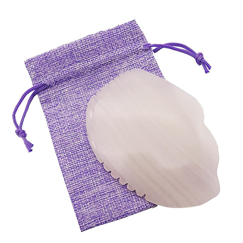 Massage/Lifting Versterking/Anti-Aging Functie Natuurlijke Afghaanse Witte Jade Gua Sha Board voor Massage Spa Acupunctuur Therapie