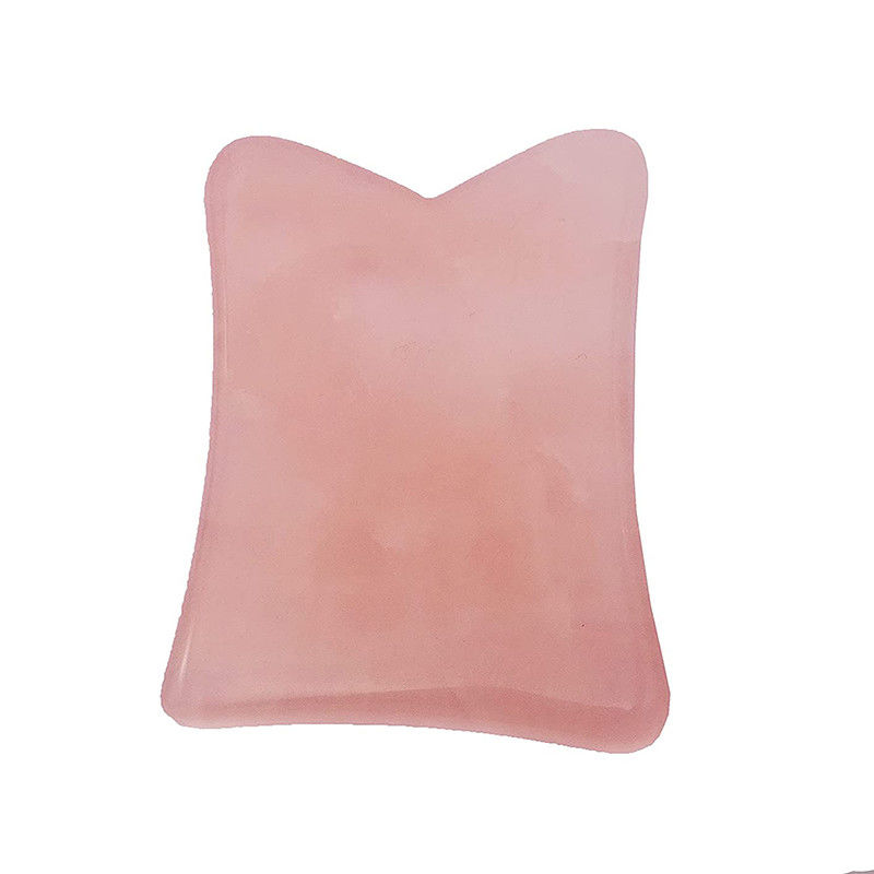 Gezichtslift Functie Rozenkwarts Echte Jade Gua Sha Kristal Gezichtsroller Massage Guasha Steen voor Gezicht/Lichaam Verjonging