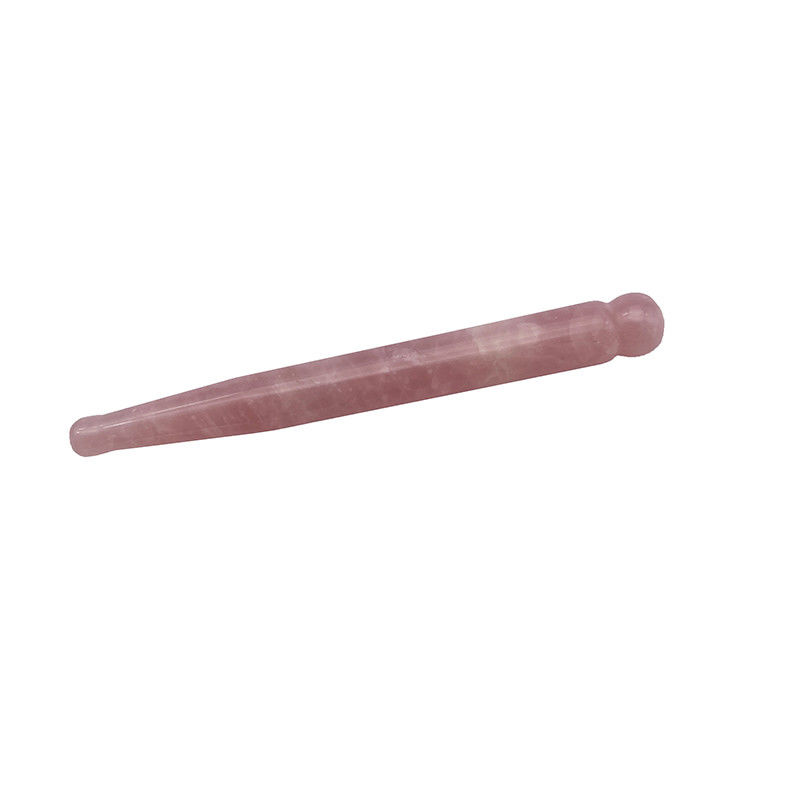 OEM ODM Natural Rose Quartz Guasha Massage Stick Naald Spierverlichting Lichaam Gua Sha Massager Point Roller Guasha Tool
