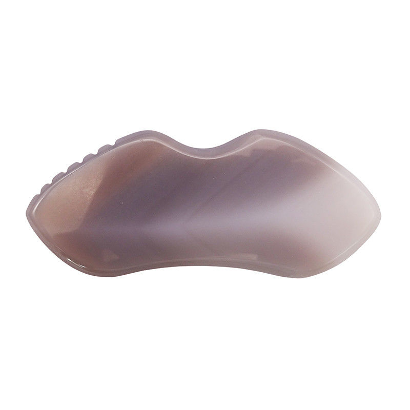 Natural Agate Gua Sha Board voor lichaamsmassage en gezichtsbehandeling in SPA acupunctuurtherapie