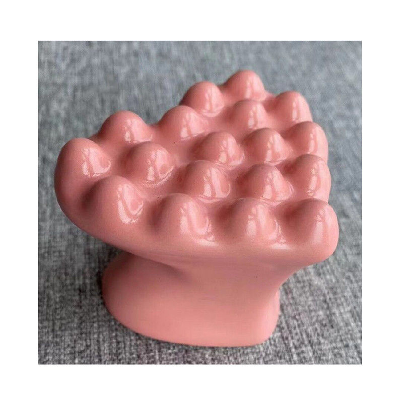 Gepersonaliseerd Logo Roze 3D Hartvormige Universele Keramische Gua Sha Schrapen Massage Tool voor Oog Gezicht Nek Huid Lichaam Massager