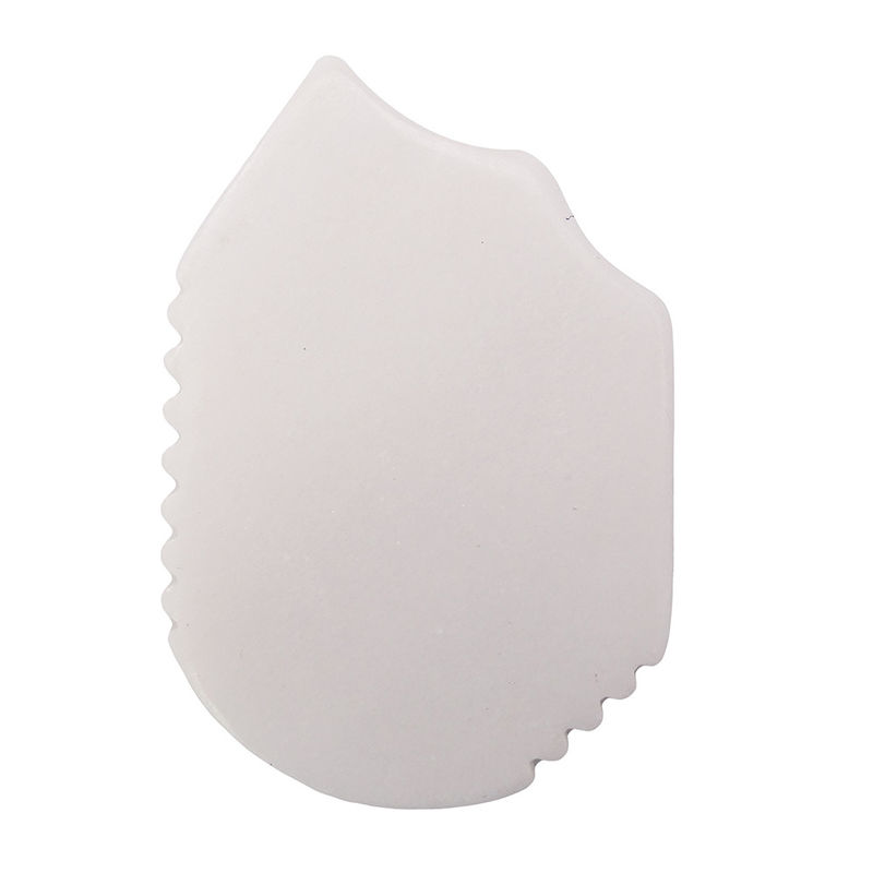 Gepersonaliseerd Logo Gua Sha Massage Tool Natuurlijk Wit Jade Guasha Board voor Gezicht Nek Arm Achter Lichaam Anti-Wrinkels Anti-aging