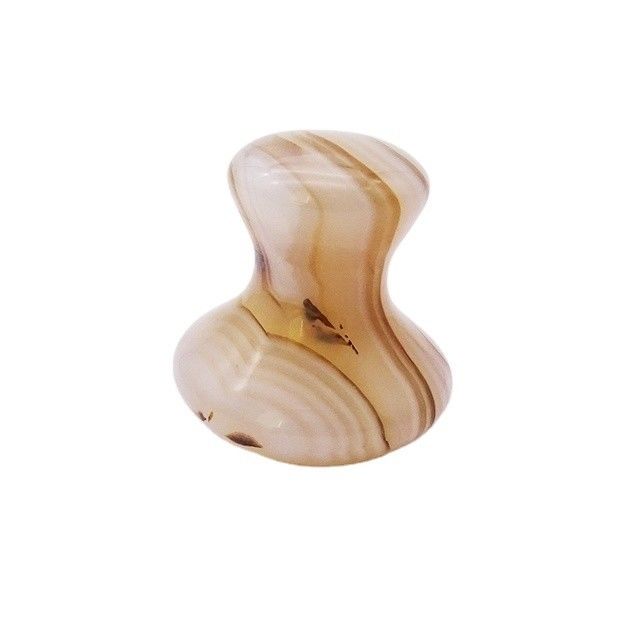 Natuurlijke Agate Mushroom Stone Massage voor Jade Energy Scraping en Cold/Hot Compress Cosmetology