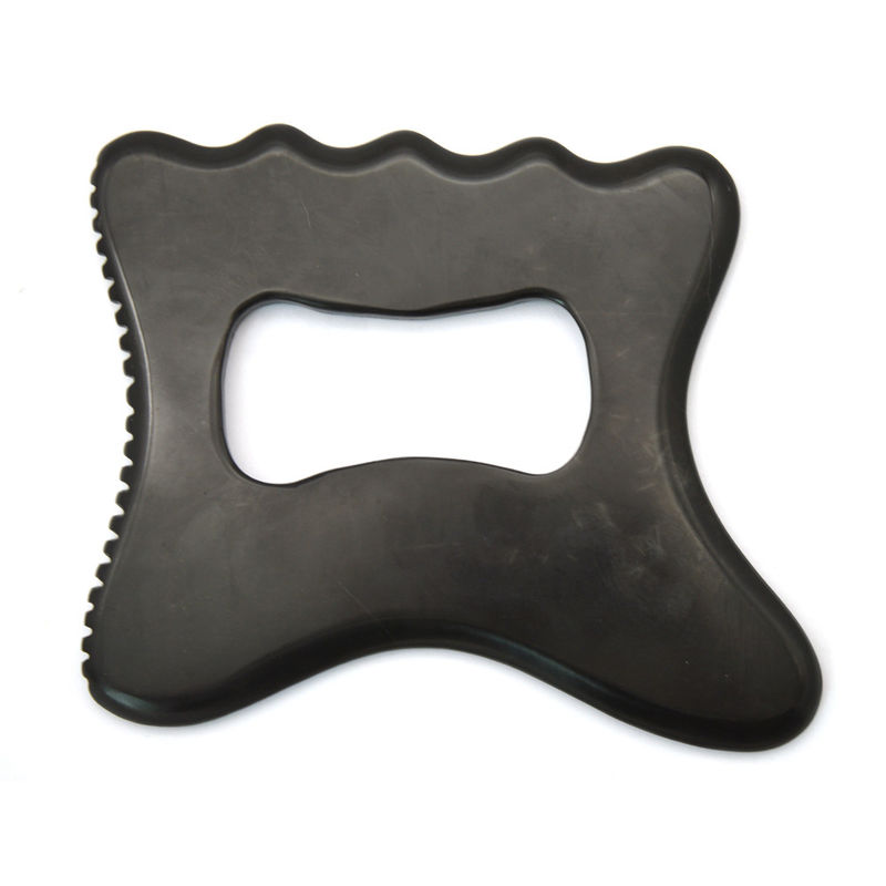 Professional Black Bian Stone Body Gua Sha Massage Tool voor persoonlijke gezondheidszorg en acupunctuur