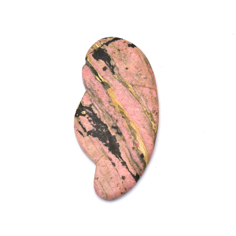 Multifunktioneel gezichtsmassageapparaat van roze rodonit jade Guasha massagebord Gua Sha massagetool voor gezondheidszorg