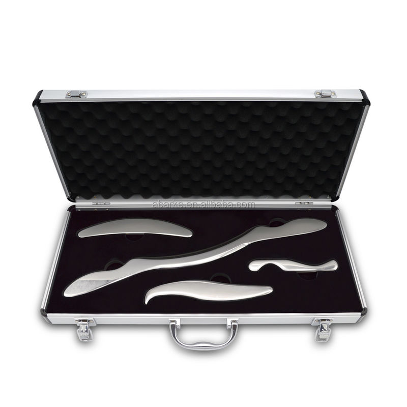 Ervaar de kracht van ruwe staal Gua Sha Scraping Massage Tool voor lichaamsmassage en meer Zeg afscheid van pijn