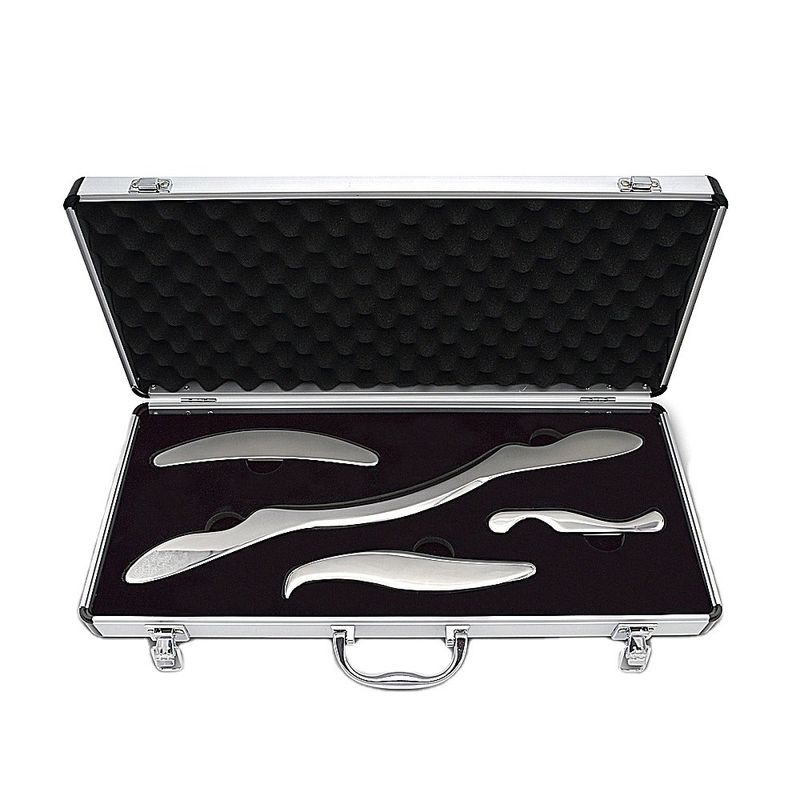 2024 Graston IASTM Tools Medisch kwaliteitsvrij roestvrij staal Gua Sha Effectieve lichaamsmassage voor Guasha Scraping Therapy Massage