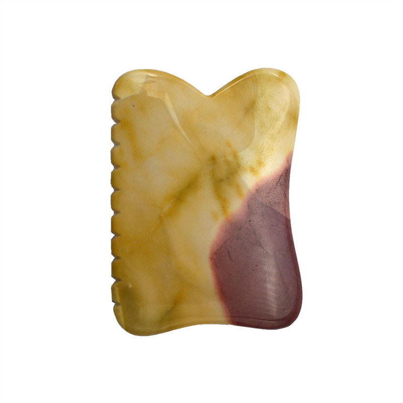 Chinese stijl Mookaite Body Massage Tools Voor schoonheid Guasha Stone Scrapping Face Gua Sha Stone Therapy Massage Tool Einde