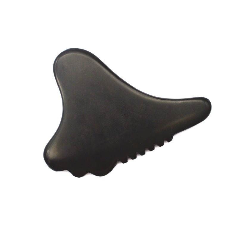Volledige lichaamsmassage Authentieke zwarte milieuvriendelijke gezicht Gua Sha Tool Gezichtsmassageur 105*77mm 114*74mm 2 stuks AKBS-030