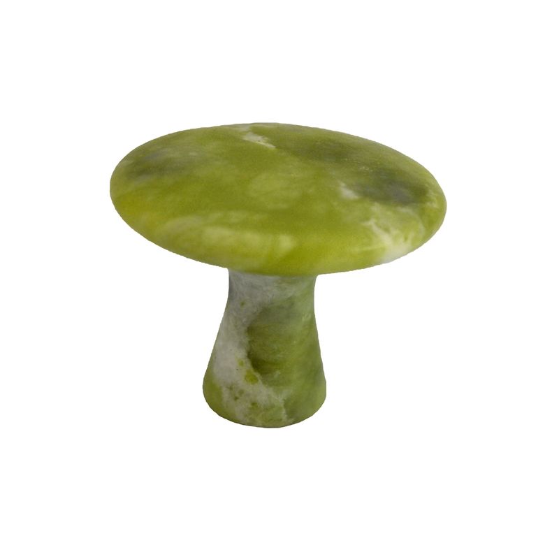 Groene paddenstoelvormige massagesteen voor diepweefselmassager en ontspannende SPA-massage No abkgs-022